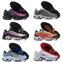 ราคา *ในสต็อก* C1T9 7 สี Nike Air Max PLUS TN รองเท้าวิ่งกีฬาผู้ชายเบาะลม EPKN UEY000 (45311094104)