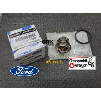 ราคา วาล์วน้ำ + โอริง MAZDA FORD ( แท้ 100% ) Familia M1400 , 323 SEDAN XG ซีดาน B6 8ABC-15-171 (20242458280)