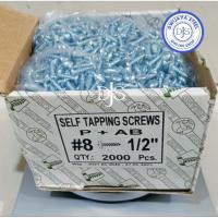 ราคา 8X1/2" PAB (+) 1BOX WHITE TAPPING SCREW PAB 8X1/2" ROUND HEAD SCREW PH (+) สีขาว 13MM (56404508265)