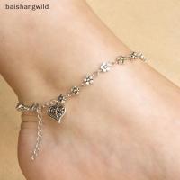 ราคา สร้อยข้อเท้าลูกปัดเงินสำหรับสาวๆ เหมาะสวมใส่ขณะเดินบนหาดทรายหรือใส่แบบไม่มีรองเท้า (57407947679)