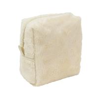 ราคา [aso] Fluff Pouch M size, small item pouch, with gusset, cosmetic pouch, fluffy faux fur (off-white, M size) se-fp280-ow-m (52860312682)