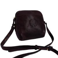 ราคา [กระเป๋ามือสอง] ANNE KLEIN II ของแท้! Vintage Crossbody หนังแท้ 7นิ้ว สีน้ำตาลเข้ม กระเป๋าสภาพดี กระเป๋าสะพายข้าง (42172504749)