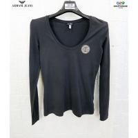 ราคา ARMANI JEANS แท้ อก33ญ เสื้อยืดคอกลมแขนยาวเทาสปอต (20144225383)