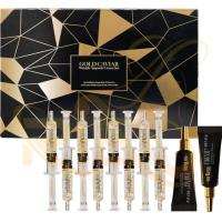 ราคา แอมพูลลดริ้วรอย GOLD CAVIAR Wrinkle Ampoule Cream Set (27889296581)