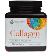 ราคา คอลลาเจนชนิดเม็ด Youtheory, Collagen, 120 Tablets คอลลาเจนชนิดเม็ด (1670444442)