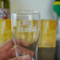 ราคา แก้วเบียร์ Yebisu พร้อมกล่อง **Made In Japan แท้** ใบเล็ก (23413150622)