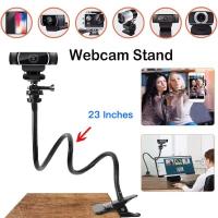 ราคา ยืดหยุ่นโต๊ะ Mount Gooseneck กล้องยึดโต๊ะ Jaw Clamp ยืดหยุ่น Gooseneck สําหรับ Logitech/Webcam Brio/iPhone/Android (54356948946)