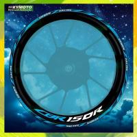 ราคา For Honda CBR150R CBR 150R reflective motorcycle wheel 17 inch sticker racing fairing wheel decal r (49056858187)