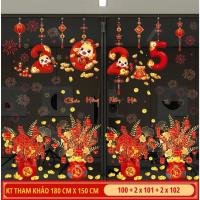 ราคา 2025 สติกเกอร์ เท็ต สําหรับประตูกระจก พร้อมข้อความเวียดนาม พิมพ์ทั้งสองด้าน พร้อมพิมพ์คมชัด (27340326378)