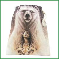 ราคา Tarot Card Storage Bag Drawstring Pouch Tarot Deck Organizer กระเป๋า 13 x 18 ซม.กระเป๋าสําหรับไพ่ทาโรต์ Famil fuzzmy (53809367495)