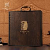 ราคา บรรจุภัณฑ์ไวน์แดงกล่องไม้กล่องเปล่าพร้อมแก้วไวน์ 2 ชิ้นกล่องของขวัญไวน์กล่องย้อนยุคระดับไฮเอนด์การปรับแต่งกล่องไวน์ (55852906621)