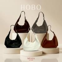 ราคา กระเป๋า Myvia Studio รุ่น Hobo กระเป๋าสะพายข้าง ใบใหญ่ สายสะพายปรับได้ กระเป๋าสะพายไหล่ 1653 (44079393554)