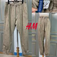 ราคา กางเกงขาจั๊ม H&M unisex ช/ญ สีน้ำตาล มือสอง (12146258016)