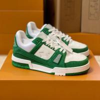 ราคา V3DW L# New genuine leather casual sports shoes for men and women, fashionable couple shoes, genuine leather low-top flat sneakers for men (51761333002)