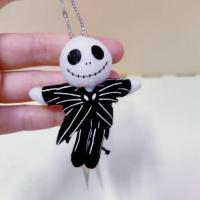 ราคา Jack Skellington The Nightmare Before Christmas preloved soft toy SKC33/ สายคล้องโทรศัพท์พวงกุญแจ (42818179571)