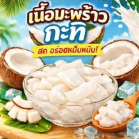 ราคา เนื้อมะพร้าวกะทิแช่แข็งเกรดA (พร้อมทานนำไปจิ้มคาราเมลหรือทำขนมก็ได้) (3439979728)