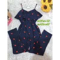 ราคา จั้มสายเดี่ยวลายเชอรี่ (13104031632)