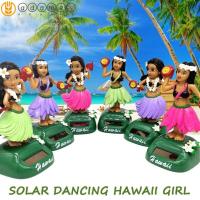 ราคา ADAMES แกว่งฮาวายสาวเครื่องประดับรถ Hula Dancer พลังงานแสงอาทิตย์เดสก์ท็อปแกว่ง Bobble รถอุปกรณ์เสริมเขย่าหัวตุ๊กตา (51710362620)