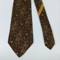 ราคา เนคไท มือสอง Salvatore Ferragamo Men's Silk Tie Green Red Gold Paisley Design Made in Italy (40823657226)