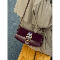 ราคา Classy แฟชั่นประณีตหนัง High-End Feeling ทํางาน Commuter One-Shoulder แบบพกพา 2025 ฤดูใบไม้ร่วงฤดูหนาวผู้หญิง Cross-Body กระเป๋าสี่เหลี่ยมเล็ก (50159380508)