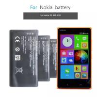 ราคา แบตเตอรี่โทรศัพท์มือถือสำหรับ Nokia X2 X2DS 1013 X + X PLUS เปลี่ยนแบตเตอรี่ BV 5S BV-5S 1800mAh (7260313895)