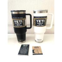 ราคา YETI Rambler 40 oz Travel Mug with Straw Lid แก้วเยติของแท้ 100% นำเข้าจาก USA เก็บความเย็นยาวนาน มีหูจับ (56556240729)