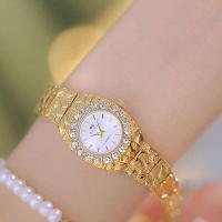 ราคา ▥ เพชรหรูหราผู้หญิงนาฬิกาคุณภาพสูงสร้อยข้อมือแฟชั่นนาฬิกาข้อมือควอตซ์สุภาพสตรีนาฬิกาของขวัญ Mon (29131176437)