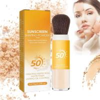 ราคา Mineral Powder Foundation Sunscreen, SPF 50 Loose Powder Sunscreen Setting Powder, Mineral Brush Powder, Oil Control Natural Matte Finish Powder Sunscreen For Face Makeup (1 ชิ้น) (56859002158)