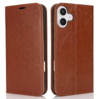 ราคา เหมาะสําหรับเคสโทรศัพท์ Apple iphone16 Apple iphone17pro รูปแบบม้าบ้ากระเป๋าสตางค์หนังแท้ซองหนัง (45707499301)