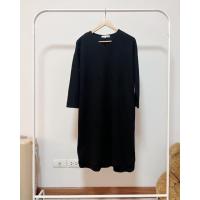 ราคา เดรสสีดำแขนยาวผ้าหนัก (10589601567)