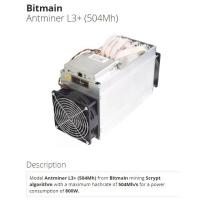 ราคา เครื่องขุด Bitcoin พร้อมส่ง Bitmain Antminer L3+ , S9 , D3,A3 มือ2 (1635959786)