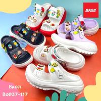 ราคา Baoji รองเท้าแตะส้นสูง รัดส้น สูง 3 นิ้ว รุ่น BO037-117 ลิขสิทธิ์แท้ (35-40) (21939885203)