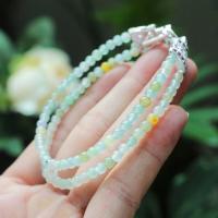 ราคา สร้อยข้อมือหยกพม่าแท้100% หยกคละสีเนื้อแก้ว (26524845789)