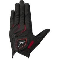 ราคา MIZUNO (Mizuno) Golf Glove Double Grip — Men's, Left Hand, Black/Red, 21 cm (Model: 5MJML401) (48860193795)