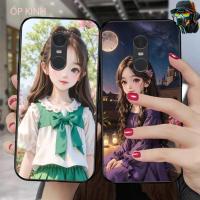 ราคา เคสโทรศัพท์กระจก Xiaomi Redmi Note 4 / Redmi Note 4x พิมพ์ภาพสาวสวยน่ารัก (53410626263)