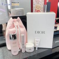 ราคา เคาน์เตอร์ในประเทศ Dior Dior Pink Tender Canvas Drawstring Bag กระเป๋าเครื่องสําอาง CD Cotton Storage Bag Portable (40080234367)