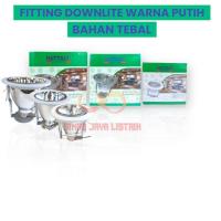 ราคา Hattasu White Inbow Downlight Fitting 3.5" 4" วัสดุหนา 5" (42827042398)