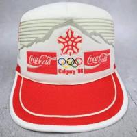ราคา หมวกวินเทจสามแถบ Coca-Cola Calgary 1988 Olympics Snapback Gem Hour (26817819642)