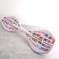 ราคา RIPSTIK >> DLX MINI Snake Board, Waveboard, Caster Board สีชมพูอมม่วง ล้อชมพู สภาพสวยตำหนิน้อย มือสองญี่ปุ่น (44957637558)