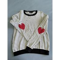 ราคา เสื้อ jumper แขนยาว มีตกแต่งหัวใจที่ศอก 2 ข้าง (46803822478)