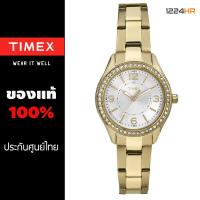 ราคา Timex TW2P80100 Gold นาฬิกา Timex ผู้หญิง ของแท้ ประกันศูนย์ 1 ปี 12/24HR (8866449792)