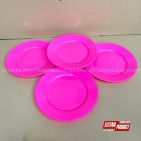 ราคา (6 ชิ้น) MELISSA PLATES 10 {สีชมพู} | จานอาหารค่ําพลาสติก PP 5 ปลอดสาร BPA | จานเสิร์ฟ | จานพลาสติกแบน | กล่องข้าวแบน | จานกลมแบนพลาสติก (56110790461)