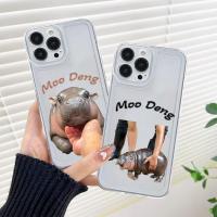 ราคา Moo DENG Clear Case สําหรับ iPhone 16 15 Pro Max 14 13 12 11 Pro X Xs Max XR 14 Plus นุ่มกันกระแทก (28218063504)