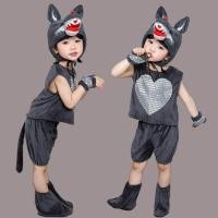 ราคา เครื่องแต่งกายหมาป่าและแกะสำหรับเด็ก ออกแบบมาเพื่ออนุบาล ทำจากเนื้อแกะแพะน้อย (40574796015)