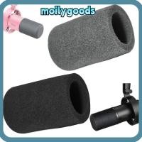 ราคา MOILYHD 1pcs Mic Windscreen Cover, Flocked Sponge Foam Replacement Microphone Cover, Professional Windproof Pop Filter Cover สําหรับ FIFINE Amplitank K688 สตูดิโอการบันทึก (45009789639)