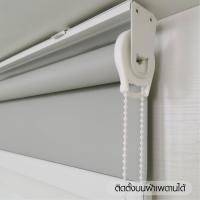 ราคา พิเศษ (ORBPL 1002-05) ม่านม้วนสำเร็จรูประบบโซ่ดึง ม่านม้วนDIY ม่านม้วนกันแสง100% ทึบแสง กรองแสง แบล็คเอาท์ SNOW (17485290309)