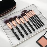 ราคา ชุดแปรงแต่งหน้าลายหินอ่อน 10 ชิ้น – สําหรับรองพื้น บลัชออน และการเบลนด์อายแชโดว์ (56710577741)