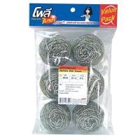ราคา POLY-BRITE ฝอยสเตนเลส 25 กรัม (แพ็ค 6 ชิ้น) (57103493646)