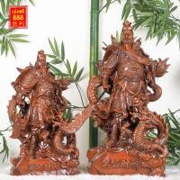 ราคา (ส่งเสริมการงาน) เทพเจ้ากวนอู ยืนจับหนวด มังกรพันรอบตัว งานเรซิ่นสีไม้ มี 2 ขนาด สูง 19/24 นิ้ว อำนาจบารมี (18820242500)
