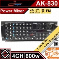 ราคา Power Mixer เครื่องขยายเสียง JUMPERS รุ่น AK-830 (57551194432)